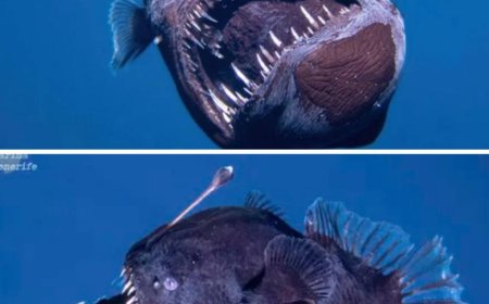 WIST U DAT: De zwarte zeeduivelvis een lichtgevend bolletje op zijn kop heeft?