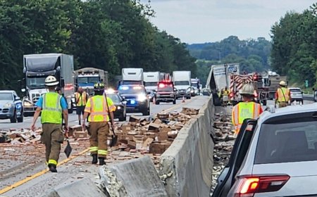 Opmerkelijk – Snelweg in Pennsylvania (VS) vol hotdogs