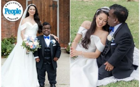 Liefde zit niet in lengte: Bruid trouwt man van 1,22 meter en verovert harten wereldwijd