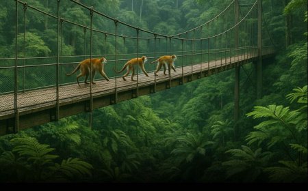 WIST U DAT: Costa Rica speciale bruggen in het regenwoud heeft voor apen?