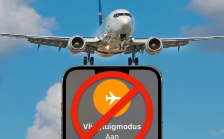 Vliegtuigmodus nog altijd raadzaam in te schakelen tijdens vliegen