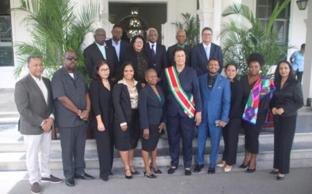 President Simons beëdigt nieuwe leden Staatsraad