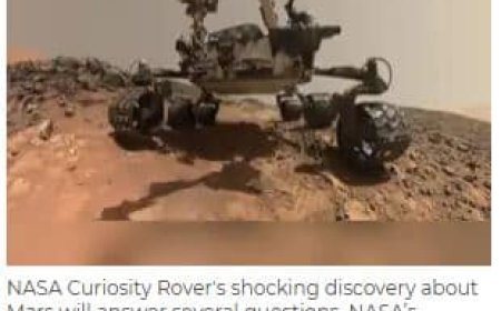 NASA’s Curiosity-rover doet verbluffende ontdekking op Mars