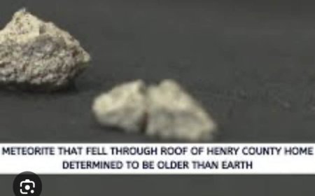 Huis in Georgia, VS, getroffen door meteoriet ouder dan de aarde