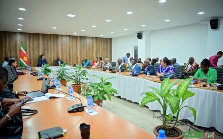 Traditionele leiders en president Simons bespreken grondenbescherming