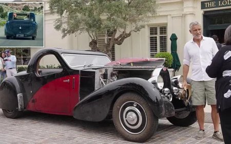 Zwitserse autoliefhebber rijdt 88-jarige Bugatti dwars door de VS