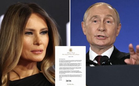 Melania’s brief aan Poetin: mooie woorden, wrange stiltes