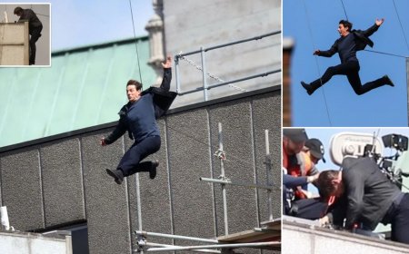 Tom Cruise brak bijna zijn rug bij ‘stunt’ in Mission Impossible