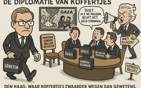 Diplomatie van koffertjes – en ministers zonder ballen