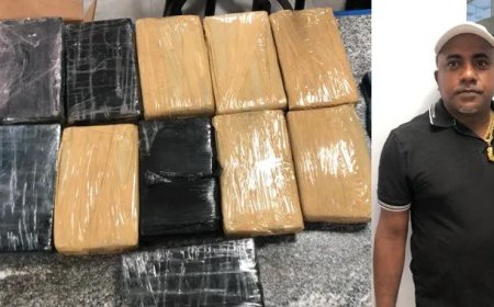 Port Kaituma-man aangehouden na cocaïnetransport op binnenlandse vlucht