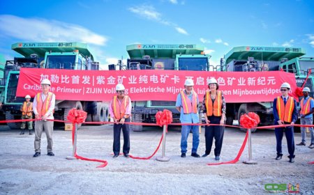 Zijin Rosebel Goldmines introduceert elektrische mijnbouwtrucks