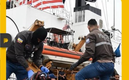 Ecuador onderschept 10,3 ton drugs op zee met steun Kustwacht VS