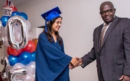 Geslaagden IHTC in het zonnetje gezet