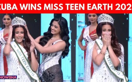 Cubaanse tiener kroont zich tot ‘Miss Teen Earth’ 2025