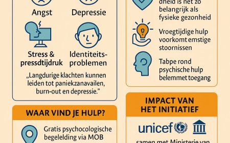 Mentale gezondheid adolescenten: noodzaak van bereikbare psychologische hulp