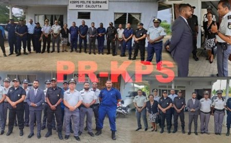 Minister Monorath bezoekt politiestructuren westelijke districten