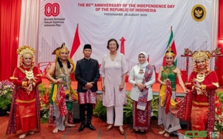 Suriname en Indonesië versterken banden bij viering 80 jaar onafhankelijkheid