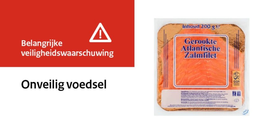 Terugroepactie: Gerookte zalm mogelijk besmet met Listeria