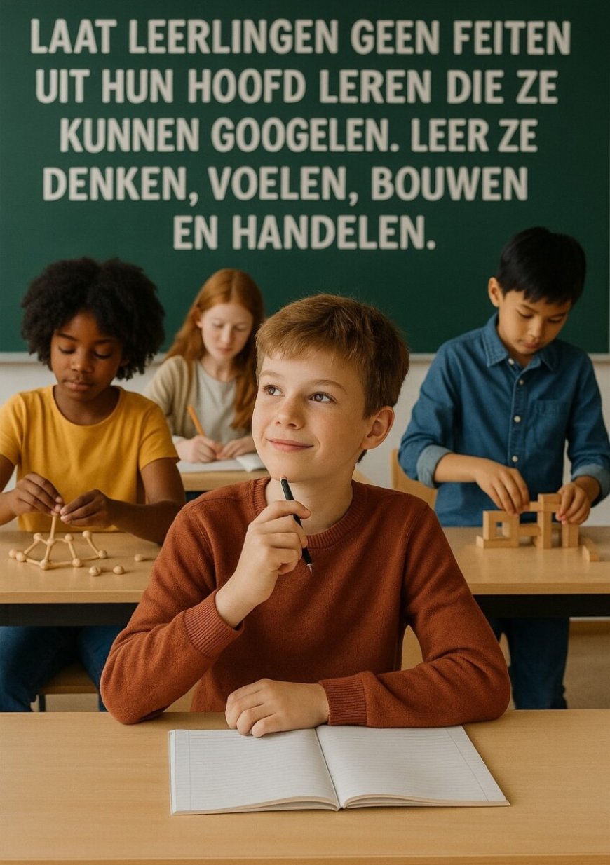 Laat leerlingen geen feiten uit hun hoofd leren die ze kunnen googelen