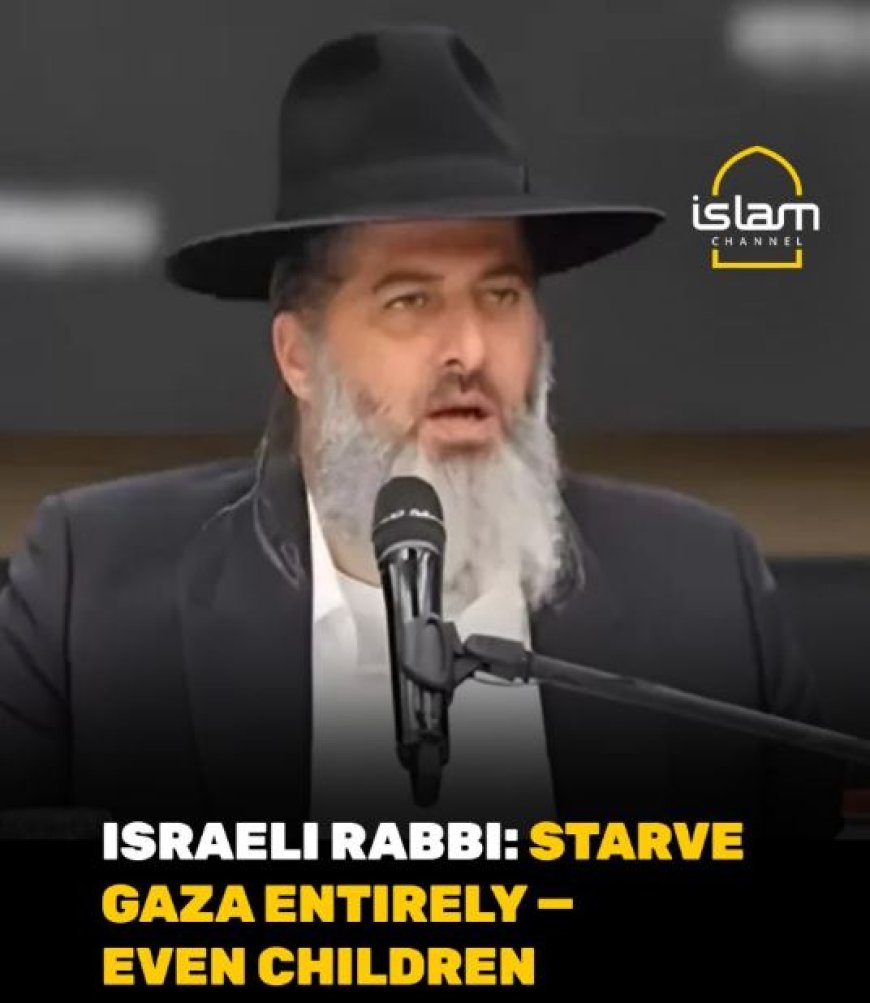 Israëlische rabbijn roept op tot totale uithongering van Gaza