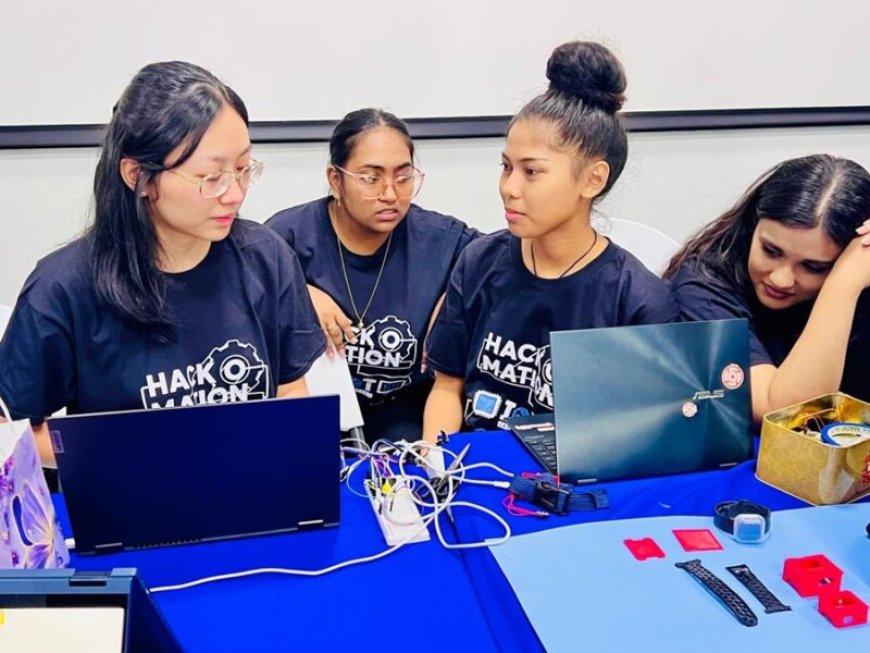 Jong talent bouwt slimme oplossingen op finale HackOmation 2025