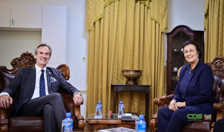 Nederlandse ambassadeur bespreekt versterking samenwerking met president Simons