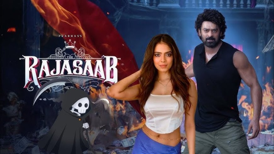 Malavika Mohanan straalt in droomposter van Prabhas’ ‘The RajaSaab’