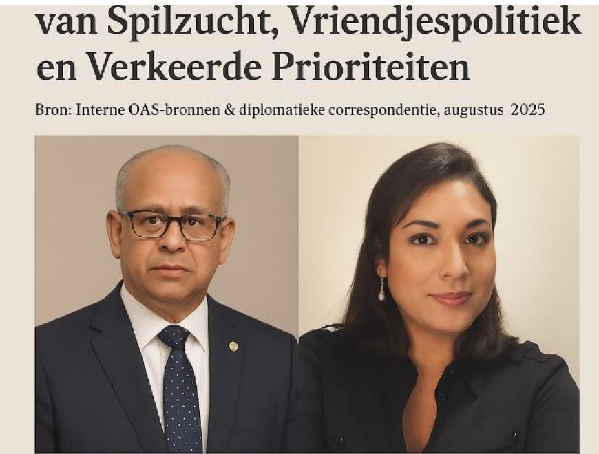 Albert Ramdin van de oas beschuldigd van spilzucht, vriendjespolitiek en verkeerde prioriteit