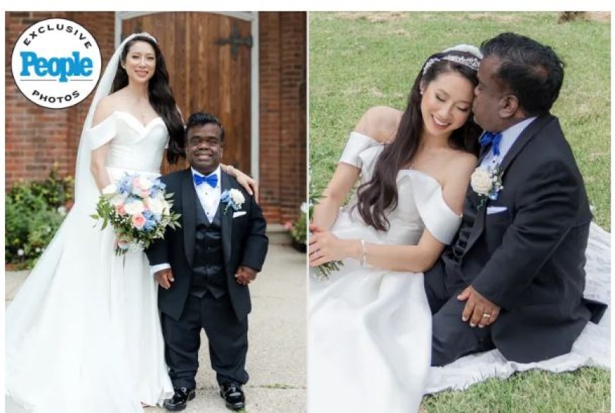 Liefde zit niet in lengte: Bruid trouwt man van 1,22 meter en verovert harten wereldwijd