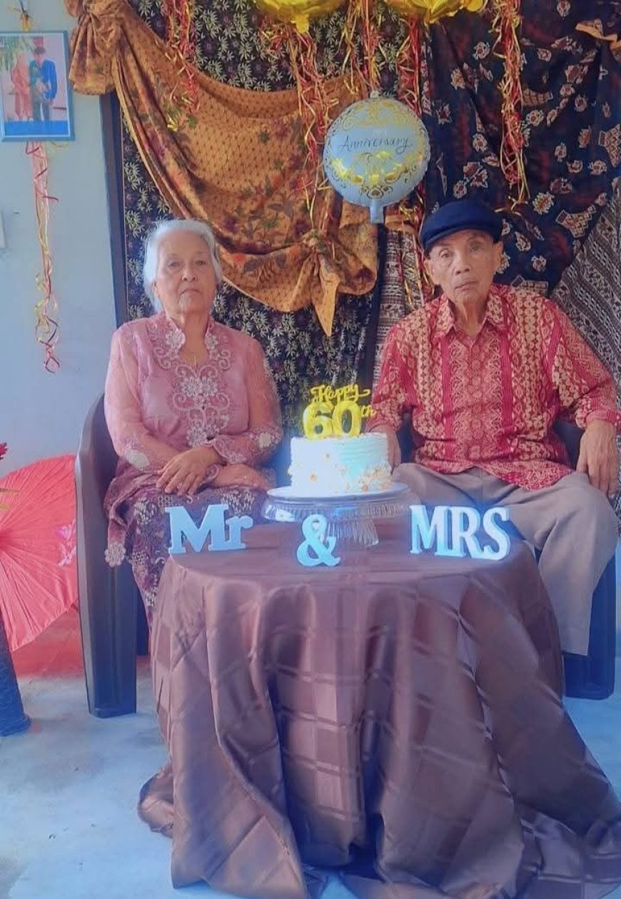 Echtpaar Wongsodikromo-Atmodimedjo viert diamanten huwelijk