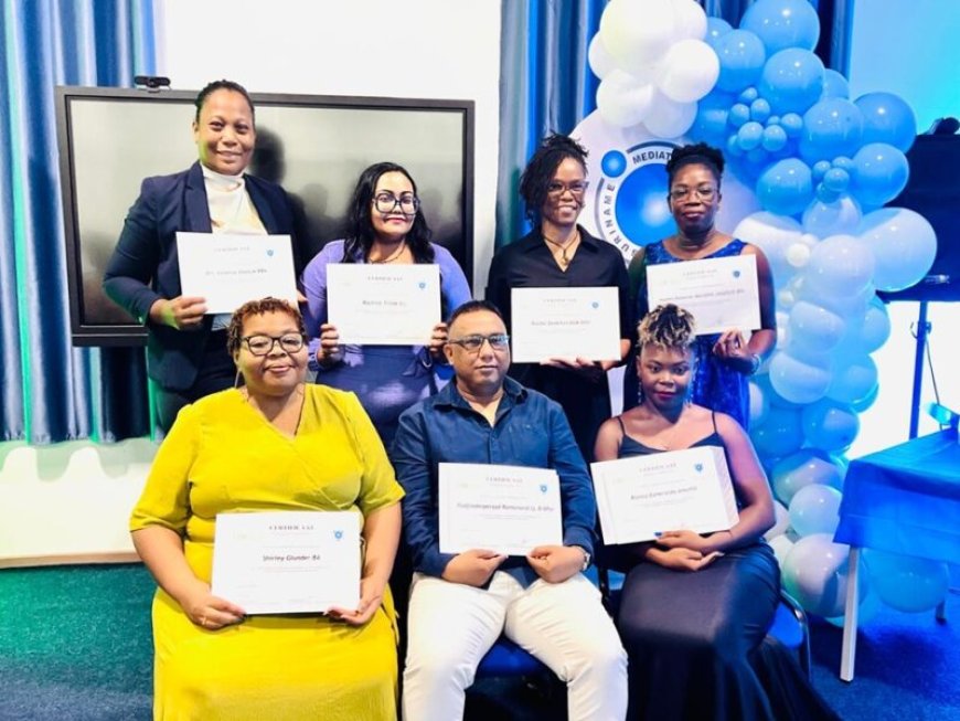 Eerste lichting gecertificeerde mediators klaar voor inzet in Suriname