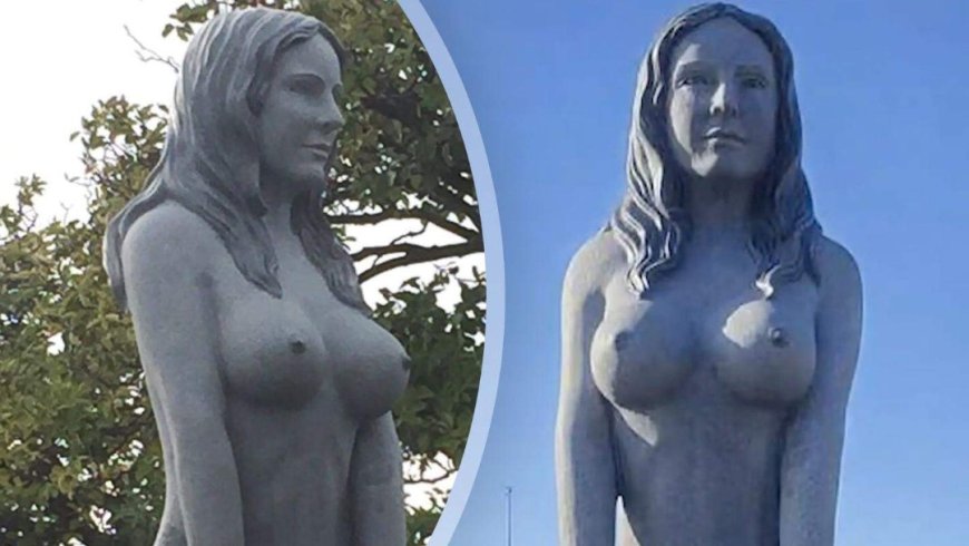 Opmerkelijk – Deense overheid wil zeemeermin-beeld vanwege overdreven grote borsten weg 