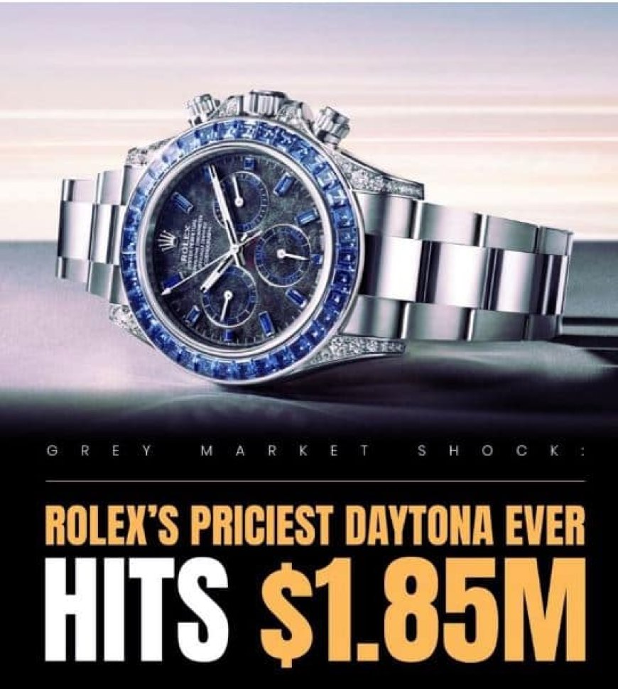 Rolex Daytona breekt record met $1,85 miljoen op grijze markt