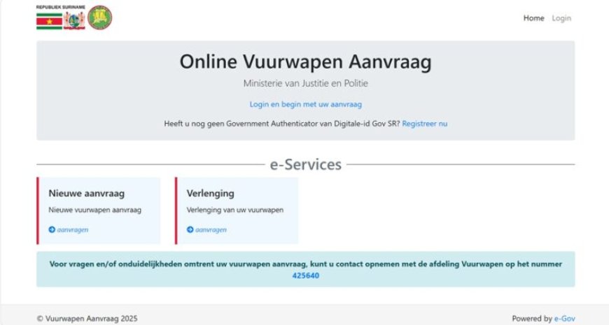 Registratie en verlenging vuurwapenvergunning voortaan volledig digitaal