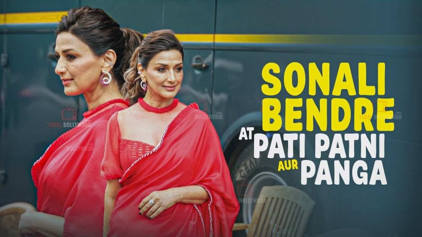 Sonali Bendre: ‘Pati Patni Aur Panga’ brengt veel stress met zich mee