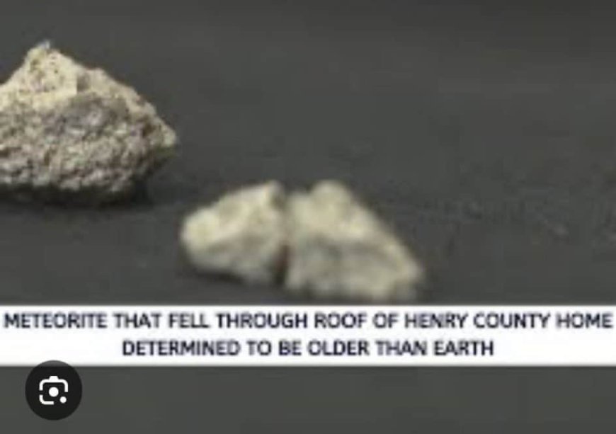 Huis in Georgia, VS, getroffen door meteoriet ouder dan de aarde