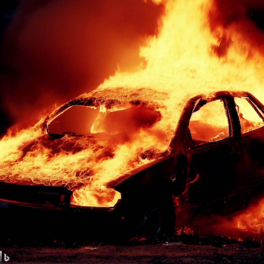 VW Golf deels uitgebrand in Coomanstraat