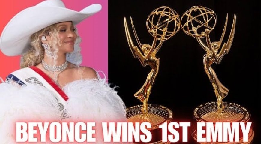 Beyoncé wint voor het eerst in haar carrière een Emmy