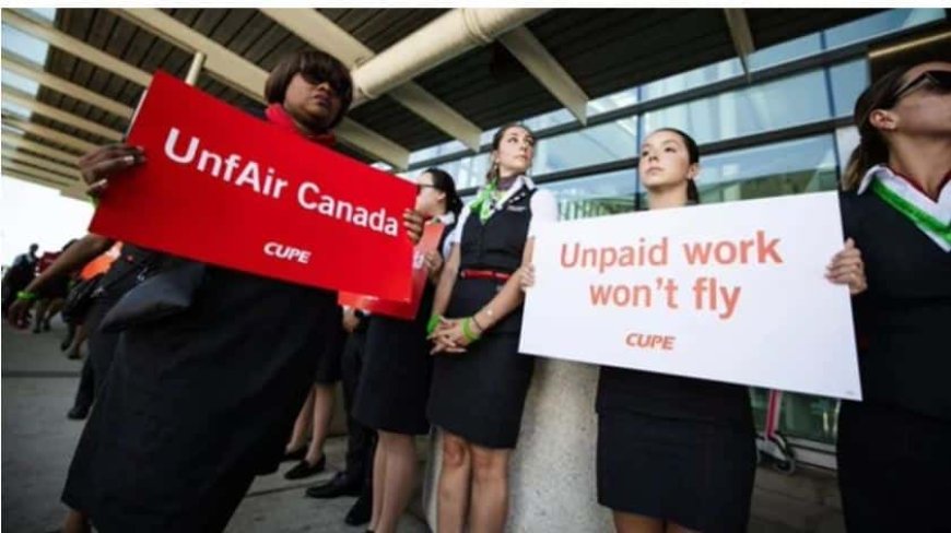 10.000 stewardessen dreigen met staking in Canada