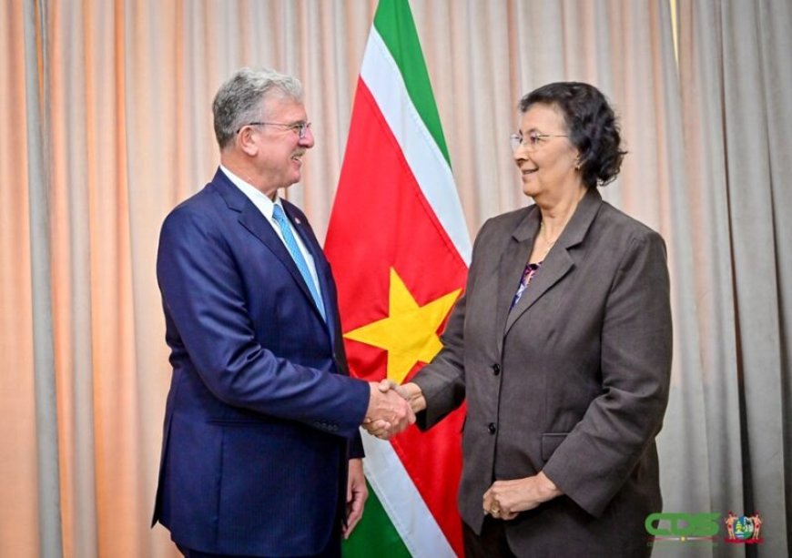 Amerikaanse ambassadeur Faucher: ‘Sterke en goede relatie Suriname en VS gaat onverminderd do