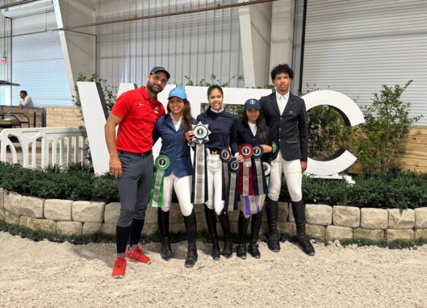 Manege Ponderosa Suriname neemt succesvol deel aan wedstrijden in Ocala, USA