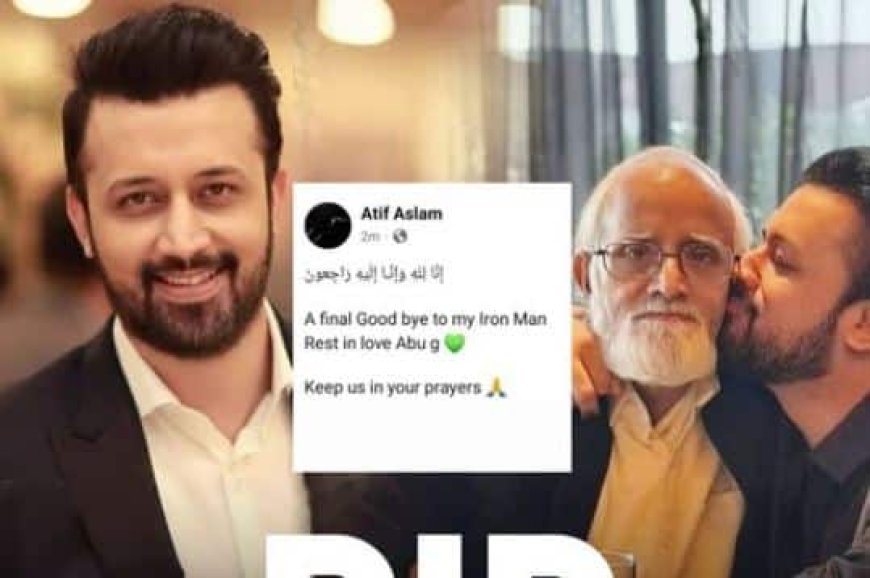 Pakistaanse zanger Atif Aslam verliest vader