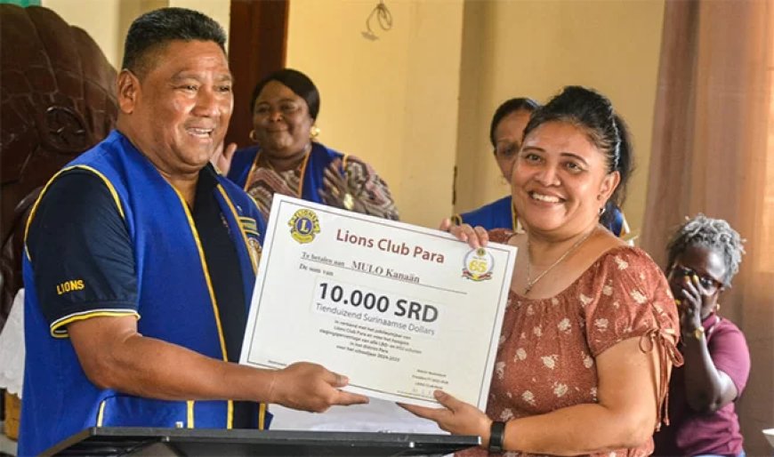 Lions Club Para eert best geslaagden LBO en MULO