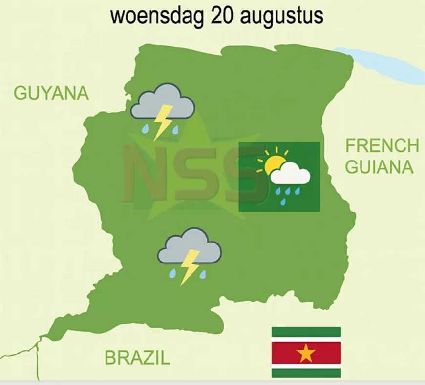 Warme dag met middagbuien
