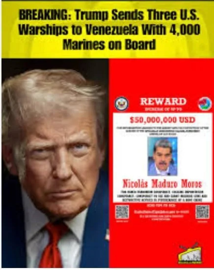 Amerikaanse oorlogsschepen bij Venezolaanse kust