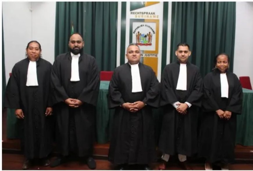 Vijf advocaten en kandidaat-notaris beëdigd bij Hof van Justitie