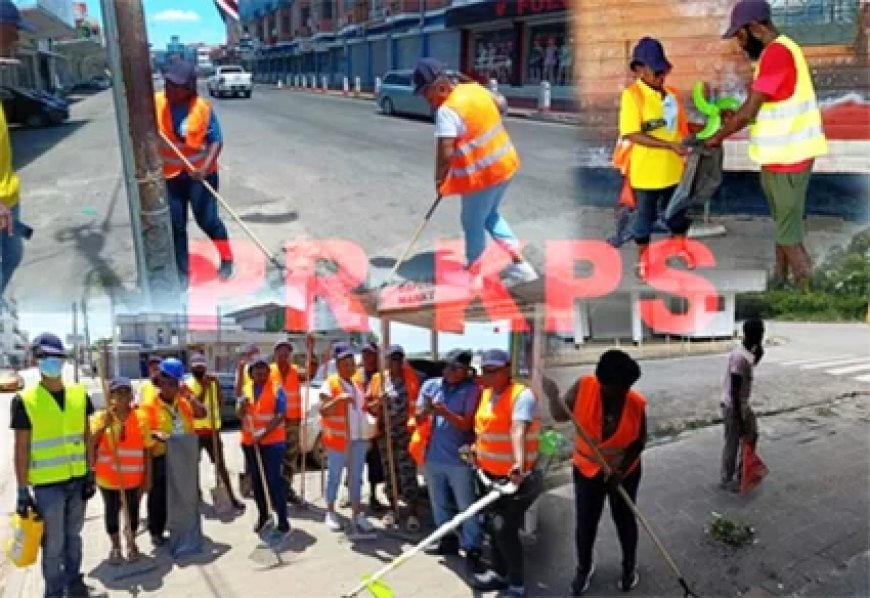 Politie en gemeenschap voor schoon centrum Paramaribo
