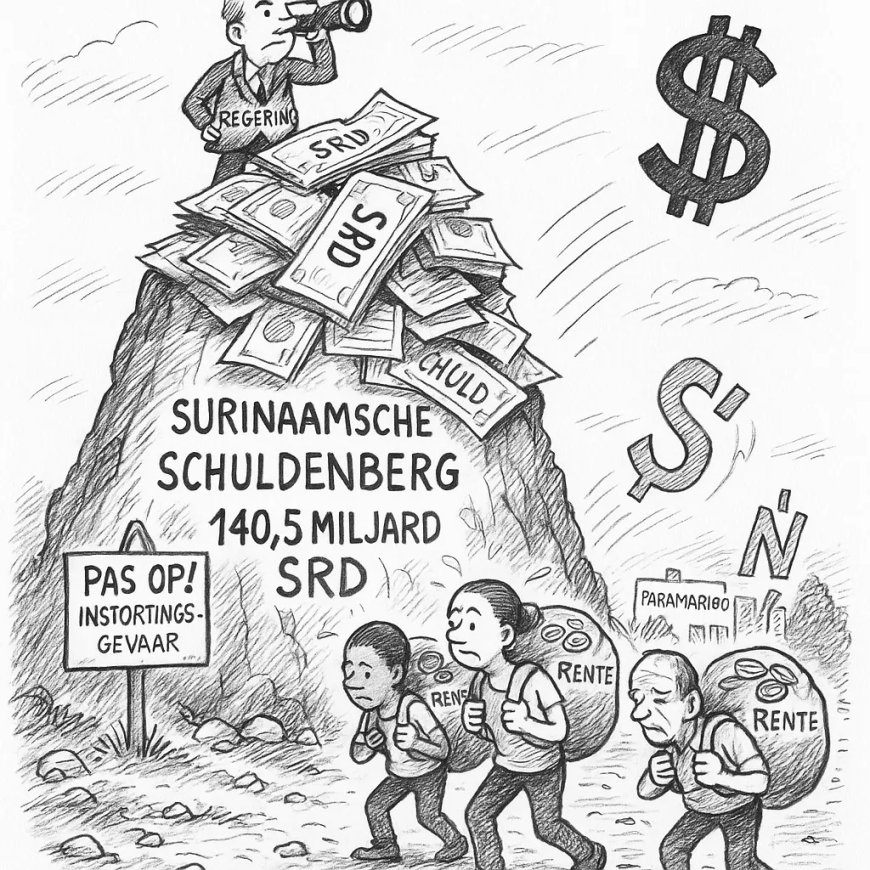 Suriname’s staatsschuld stijgt naar ruim 140 miljard SRD
