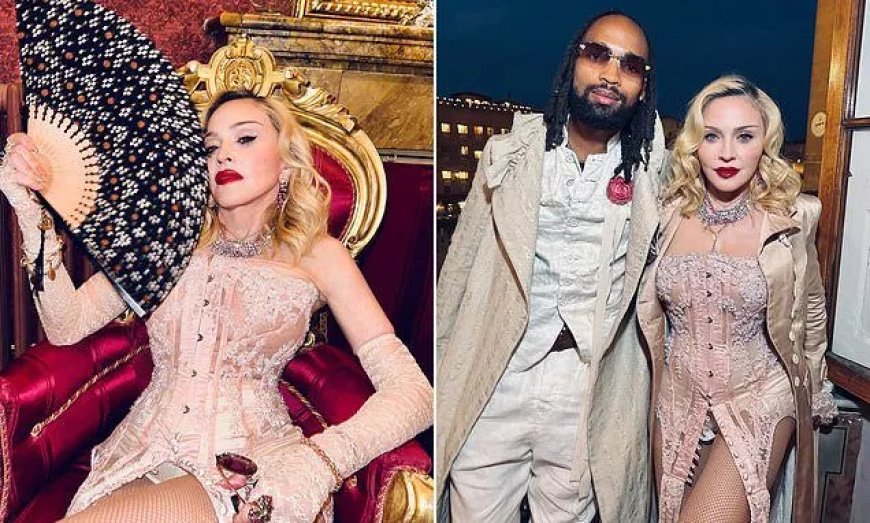 Madonna viert haar 67e verjaardag in Siena met vriend Akeem Morris en Palio-paardrennen