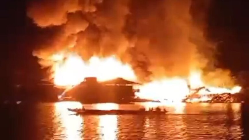 Weer felle brand in dorp Antonio do Brinco